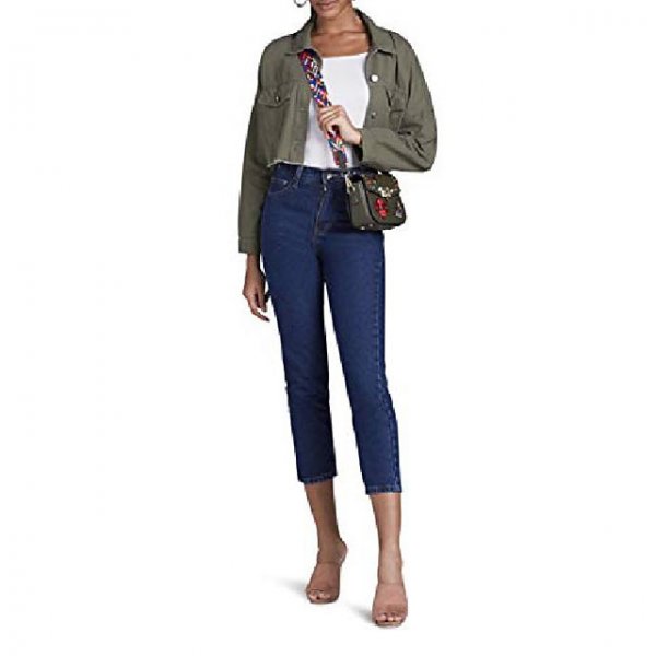 Women's Long Sleeve Button-Up Jacket Tops Olive