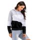 Women's Hoodie Pullover Solid Colored Daily Basic Hoodies Sweatshirts  Loose Gray