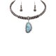 Oval Stone Rhinestone Western Necklace Set